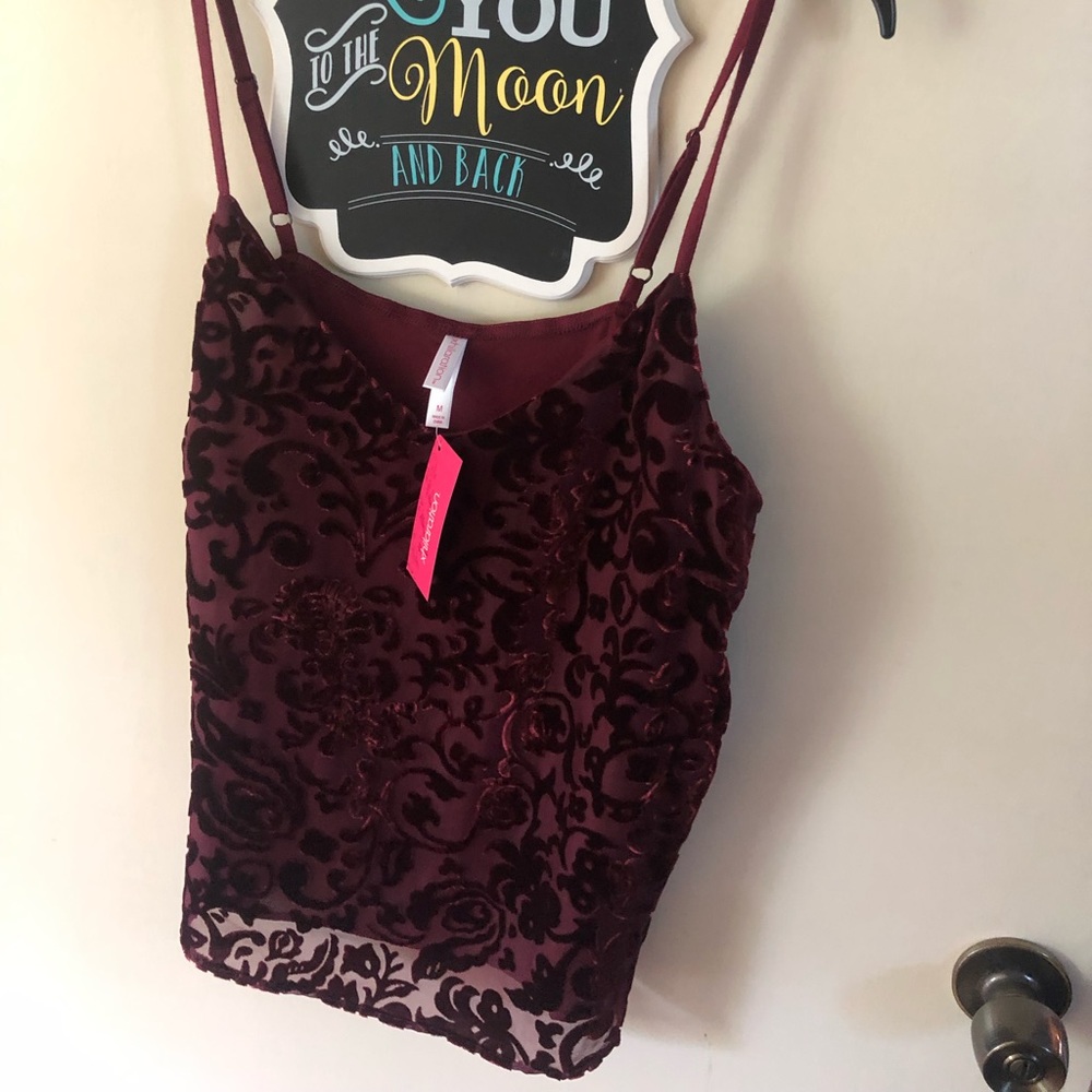 Velvet Maroon Tank
